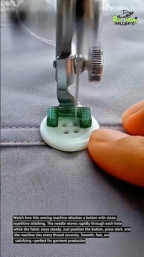 Automatic Button Sewing Machine — Fast & Perfect Stitching!