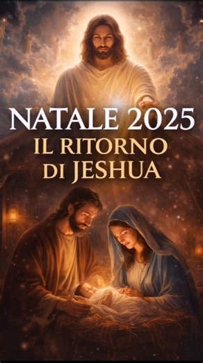 NATALE 2025 JESHUA: IL RITORNO #Cristo #Finedeitempi #Spiritualità