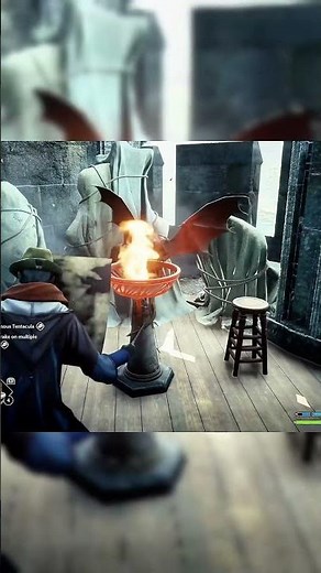 How To Get Field Guide Page From Dragon Brazier in Hogwarts Legacy #hogwartslegacy #gaming