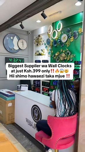 Wall clocks cheapest supplier in Kenya from Ksh 399 only #wallclock #clocks #alarms #digitalclocks #haul #fypviral #plugs | Rhodamboya