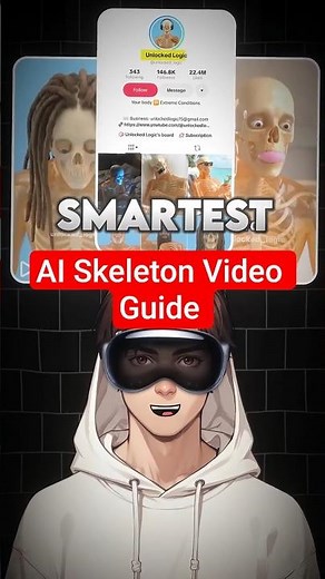 AI Skeleton Videos Growth Secrets: How Unlocked Logic Got 140K Followers Fast!