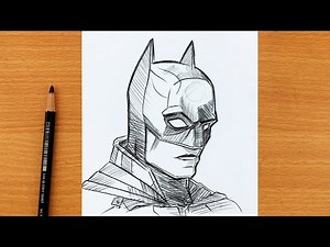 How to draw Batman | Batman drawing step by step | Easy Batman drawing