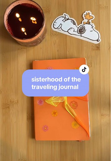 I joined another sisterhood of the traveling journal! Feel free to connect with each other in the comments if you’d like to start your own traveling journal! @Pipsticks Sticker Club #sisterhoodofthetravelingjournal #travelingjournal #journaltok #journalsetup #stationeryswap