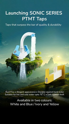 Introducing Sonic Series PTMT Taps, a new segment, new style with multiple features. From rust-free body to ensuring durability against hard water, there’s nothing Sonic Series PTMT Taps can’t do! #Vectus #VectusBathware #VectusTaps #NewLaunch #AestheticBathware | Vectus Tanks