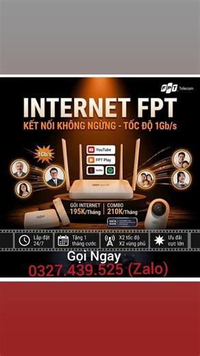 Video của Lắp mạng cáp quang WIFI 6 FPT (@lapwifi6) với bản nhạc âm thanh gốc - Lắp mạng cáp quang WIFI 6 FPT