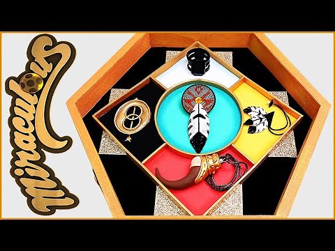 Realistic DIY: All Miraculouses of "Miraculous World" (New York) || Native American Miracle Box ♥