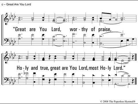 Great Are You Lord