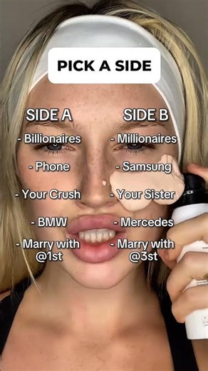 Pick A Side #usashorts #makeup #kpop #song #aesthetic #lipsync#katseye #daniela #kpop #makeup #fyp