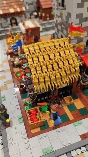 LEGO Custom Modular Castle System by Rolf and Syndy Schlesiger #shorts