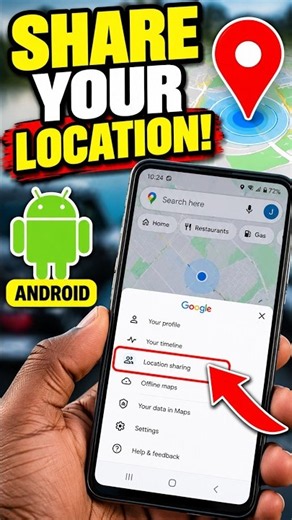 How to Share Your Location on Android 📍 (Step-by-Step) #Shorts