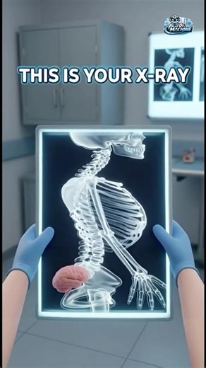 How X-Rays See Inside You?☠️🩻 #Dr.Machine #shortsviral #facts