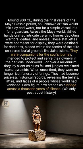 1.9K views · 13 reactions | This 1000-year-old Maya figure was created to be a guardian for the afterlife. #ancienthistory #archaeology #history | Historix | Facebook