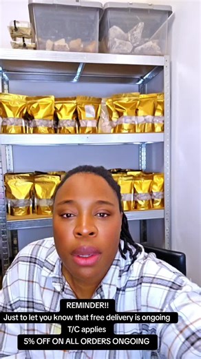 FREE DELIVERY WHEN YOU SHOP £35 and above for UK POSTCODES ONLY... 5% OFF ON ALL ORDERS STILL ONGOING... #fyp #asmr #nigeriansinuk #claylover #claycracking