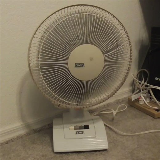 12" SMC Desk Fan | Model TR12 #retro #vintage #fans