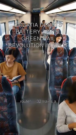 Croatia Debuts Battery Train: Green Rail Revolution in Split