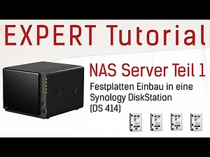 Einbau von Festplatten in eine Synology DiskStation | NAS Server Teil 1: Hardware | Expert Tutorial