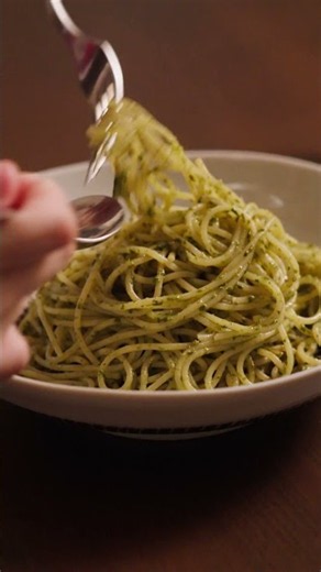 バジルを大量に使った料理
