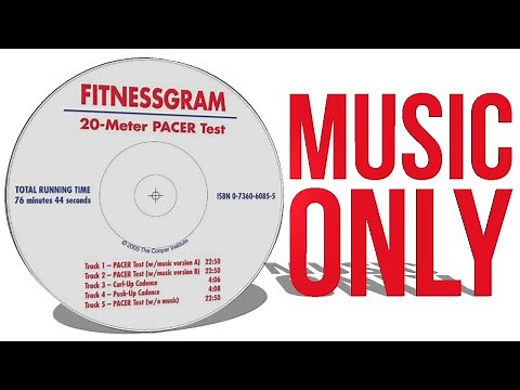 FitnessGram 20-Meter PACER Test ONLY MUSIC!!