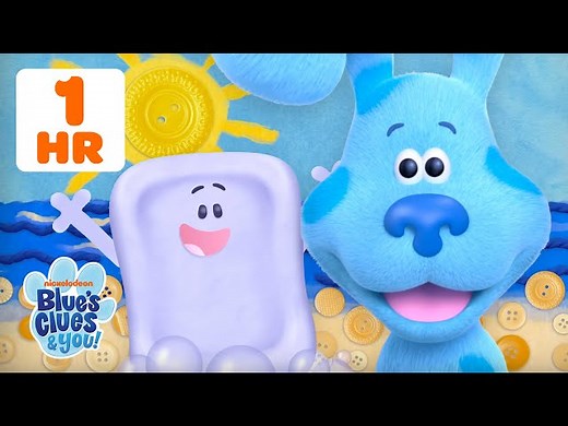 1 Hour of Slippery Soap Fun with Blue! 🧼🐾 | Blue’s Clues & You! - Videos For Kids