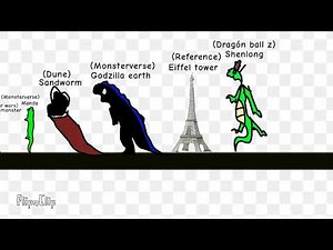 GIANT MONSTERS SIZE COMPARISON (‪@MetaBallStudios‬)