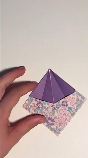 Origami star gift box | Origami Geschenkbox falten | How to make origami gift box | Stern Schachtel