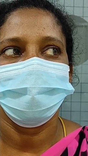 slow saccadic eye movements or broken saccades