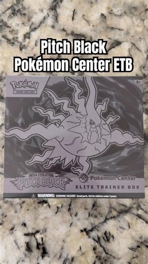 Pitch Black Pokémon Center Elite Trainer Box! Chase Card & Mega Darkrai ex Pulled! #pokemoncards