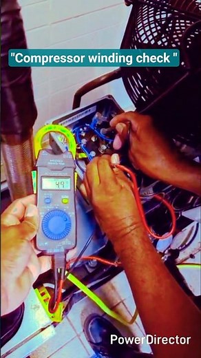 ⚡ How to Check Compressor Winding Easily | Quick Repair Guide 🔧 #Shorts