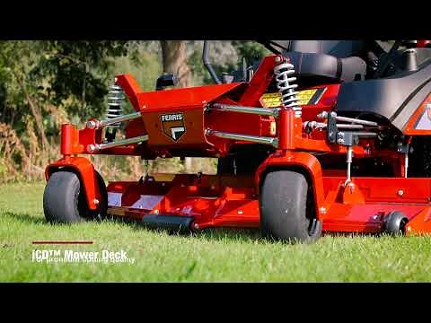 FERRIS ISX™ 3300 Commercial Zero Turn Mower with SUSPENSION and 40 HP Vanguard EFI & ETC engine.