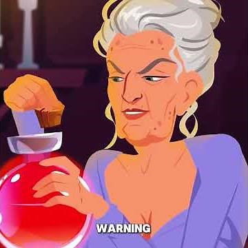 She drank the youth potion, but made a HUGE mistake... 😱🍼 #shorts #animation #storytime