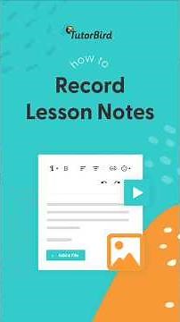 How To Record Lesson Notes