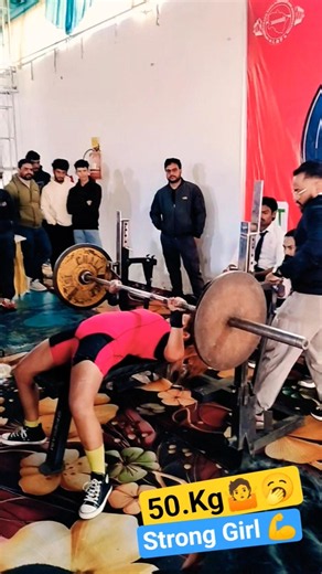 Uttrakhand state 50.Kg Banch 🇮🇳 Strong Girl #shorts😱 #youtubeshorts #shortsfeed