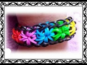 COMO HACER UNA PULSERA DE GOMITAS STARBURST(EXPLOSION DE ESTRELLAS)CON DOS TENEDORES.