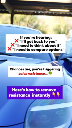 Sales resistance happens when you: 🚫 Sound too eager 🚫 Talk like a salesperson 🚫 Push instead of pull Here’s how to remove resistance instantly: ✅ Start neutral: “I’m not sure if we can help yet, but...” ✅ Use soft words: “It might make sense to...” ✅ Let them decide: “Would it help if we explored this?” The moment you remove pressure, they lean in. That’s how top closers win. Comment “LIVE” and I’ll send you 42 minutes of sales training to help you dominate 2026 | Jeremy Miner