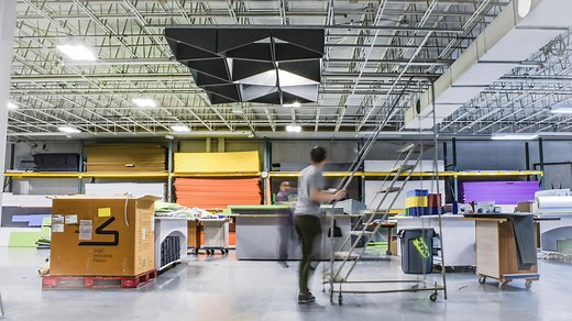 Slice Ceiling - Tee Grid Installation