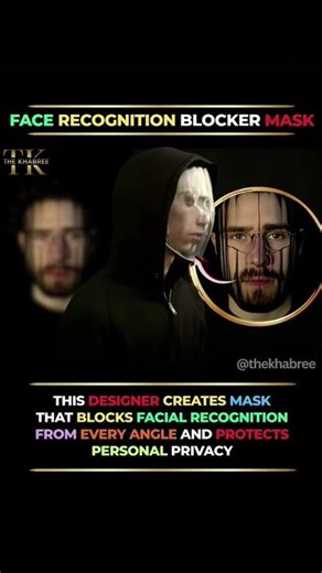 AI-Proof Mask? Designer Creates Face Recognition Blocker 😳🛑