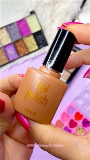 ASMR Makeup No Talking Set Satisfying Unboxing Review Skincare Sounds Fast Nail Polish