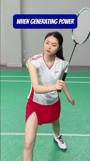 basic principles of badminton backhand drive