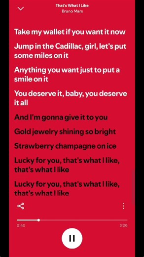 Bruno Mars - That's What I Like