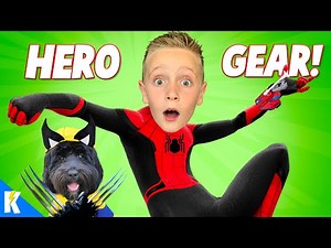 Little Flash Tests Spider-man and Wolverine Gear (Supercut!)