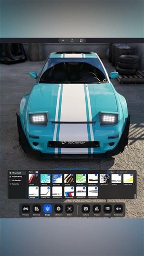 Visualize Custom Wrap Designs in 3D | Nissan 240SX Rocket Bunny and Nissan GT-R Wraps in 3D Changer