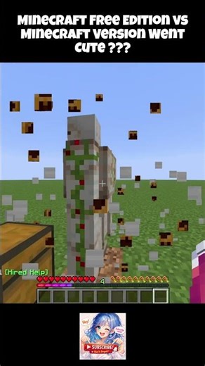 Free Edition vs Real Minecraft (BIG Difference) #shorts #shortsfeed #shortsviral