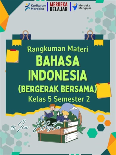 Rangkuman Materi Bahasa Indonesia Kelas 5 Semester 2