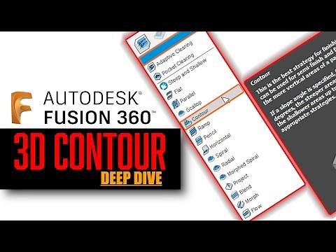 Fusion 360 3D Contour: Deep Dive into Toolpath & Settings!