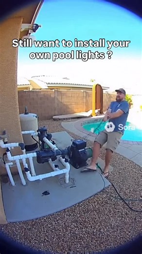 Pool Equipment Solutions for Pool Owners on Instagram: "Pool light replacements can go 1 of 2 ways ….. Super smooth or Super 💩’y - Call your local pool pros for your pool light replacements - #poolequipment #swimmingpool #poolrepair #blooper #fail #epicfail #diy #oops - Disclaimer : This video is intended for demonstration purposes only"