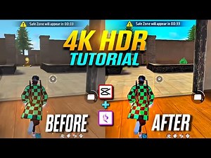 Freefire HDR Quality Tutorial By @dnbstars || How To Increase Freefire Video Quality 🥰