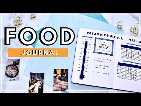 SIMPLE Food Trackers: What To Include In A Food Journal & Physical Care Journal | CREATEWITHCAIT