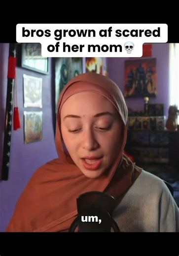 Ben 10 reaction and it’s just me scared of my mom half the time ✌️ #funny #geek #muslim #hijabi #arabmom