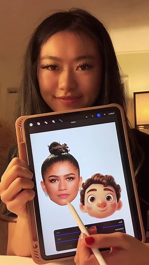 Mixing @Zendaya with Pixar’s Luca #catdogfatness #digitalart
