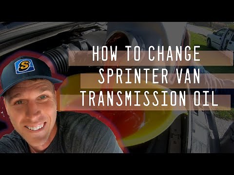 How to change Sprinter Transmission Fluid | Torque converter fluid change